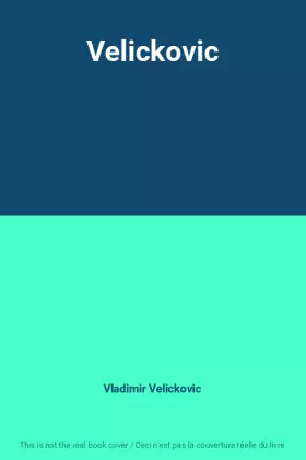 Couverture du produit · Velickovic