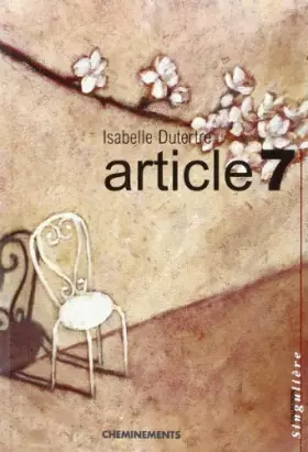 Couverture du produit · Article 7