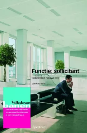 Couverture du produit · Functie : sollicitant: solliciteren nieuwe stijl