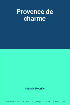 Couverture du produit · Provence de charme