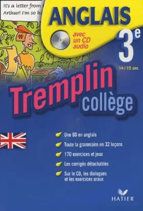 Couverture du produit · Tremplin collège- Anglais 3ème 14/15 ans