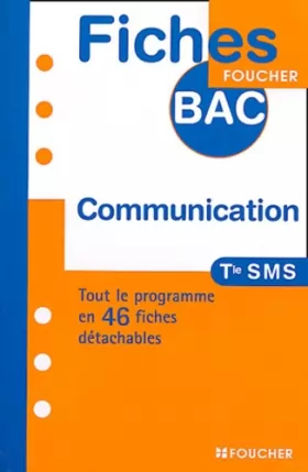 Couverture du produit · COMMUNICATION SMS (Ancienne édition)