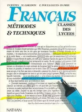 Couverture du produit · Français Méthodes & Techniques