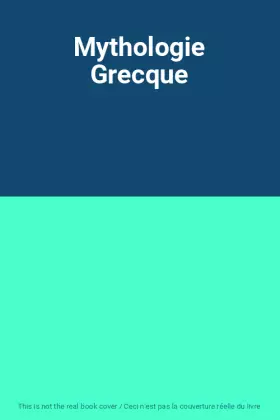 Couverture du produit · Mythologie Grecque