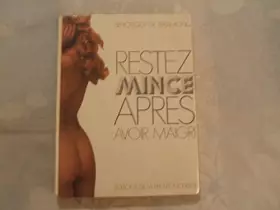 Couverture du produit · restez mince apres avoir maigri