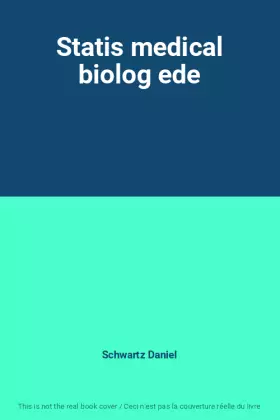 Couverture du produit · Statis medical biolog ede