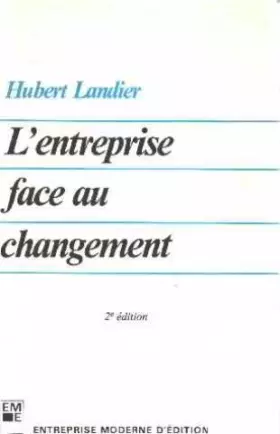 Couverture du produit · L'entreprise face au changement