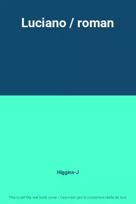 Couverture du produit · Luciano / roman