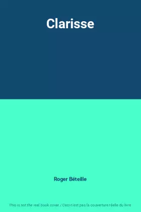 Couverture du produit · Clarisse