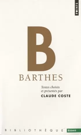Couverture du produit · Barthes (Bibliothèque)