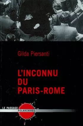 Couverture du produit · L'Inconnu du Paris-Rome