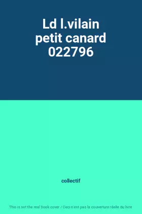 Couverture du produit · Ld l.vilain petit canard 022796