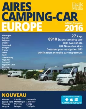 Couverture du produit · AED AIRES CAMPING-CAR EUROPE 2016