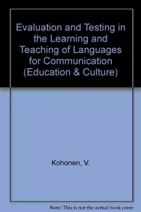 Couverture du produit · Evaluation and testing in the learning and teaching of languages for communication
