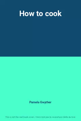 Couverture du produit · How to cook