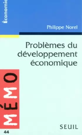 Couverture du produit · Problèmes du développement économique