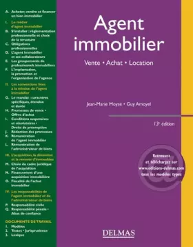 Couverture du produit · Agent immobilier : Vente, Achat, Location