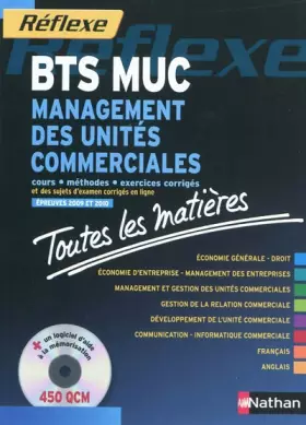 Couverture du produit · Management des unités commerciales BTS MUC : Toutes les matières (1CD-Rom)