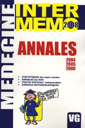 Couverture du produit · Annales 2004-2005-2006
