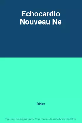 Couverture du produit · Echocardio Nouveau Ne