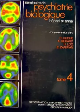 Couverture du produit · Seminaire de psychiatrie biologique T4 - Hopital ste Anne