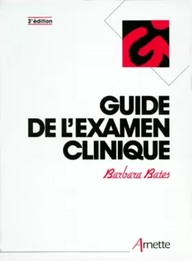 Couverture du produit · Guide de l'examen clinique, 3e édition