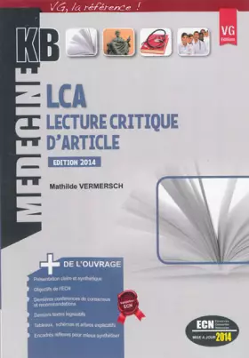 Couverture du produit · LCA Lecture Critique d'Article