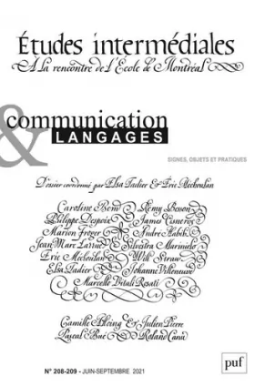 Couverture du produit · Communication et langages 2021, n.208-209