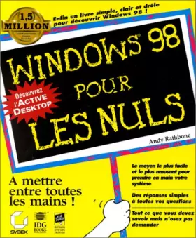 Couverture du produit · WINDOWS 98 POUR LES NULS