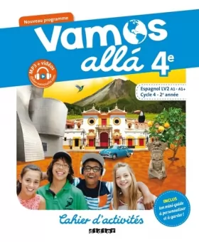 Couverture du produit · Vamos allá 4e - Cycle 4, 2eme année - Espagnol LV2 (A1, A1+) - Cahier d'activités