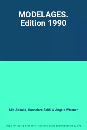 Couverture du produit · MODELAGES. Edition 1990