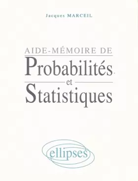 Couverture du produit · Aide-mémoire de probabilités et statistiques
