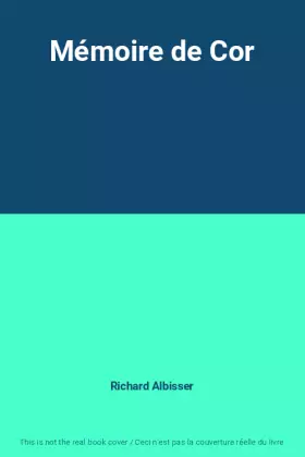 Couverture du produit · Mémoire de Cor