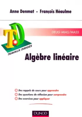 Couverture du produit · TD d'algèbre linéaire