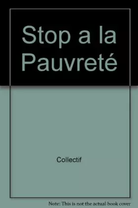 Couverture du produit · Stop a la Pauvreté