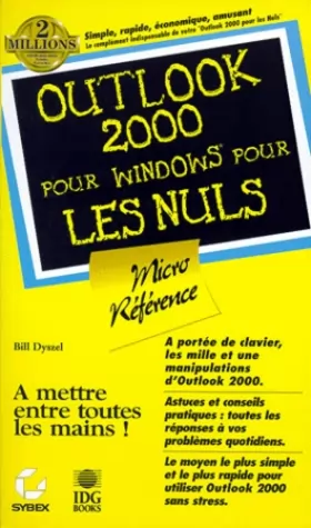 Couverture du produit · Outlook 2000 pour windows pour les nuls