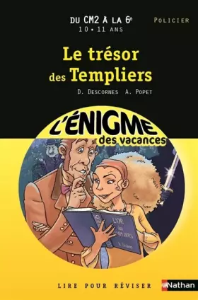 Couverture du produit · Cahier de vacances - Enigmes vacances Le trésor des templiers