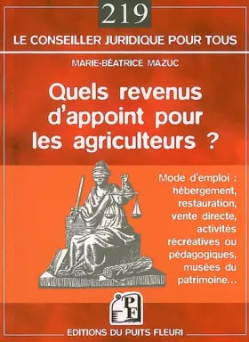 Couverture du produit · Quels revenus d'appoint pour les agriculteurs ?