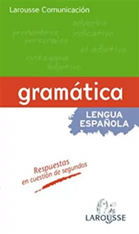 Couverture du produit · Gramatica de la lengua espanola/ Grammar Of the Spanish Language