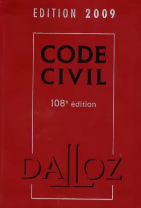 Couverture du produit · Code civil 2009