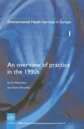 Couverture du produit · Environmental Health Services in Europe 1: An Overview of Practice in the 1990s