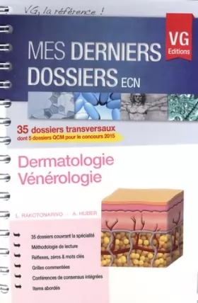 Couverture du produit · Dermatologie vénérologie
