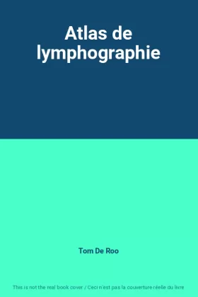 Couverture du produit · Atlas de lymphographie