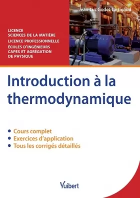 Couverture du produit · Introduction à la thermodynamique (2015)