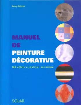 Couverture du produit · Manuel de la peinture décorative