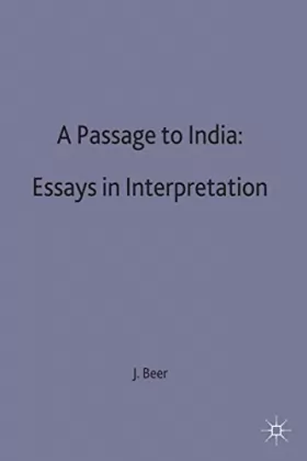 Couverture du produit · A Passage to India: Essays in Interpretation