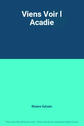 Couverture du produit · Viens Voir l Acadie