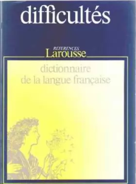 Couverture du produit · DICTIONNAIRE DES DIFFICULTES DE LA LANGUE FRANCAISE