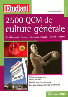 Couverture du produit · 2500 QCM DE CULTURE GENERALE