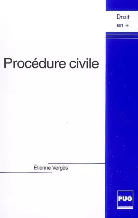 Couverture du produit · Procédure civile